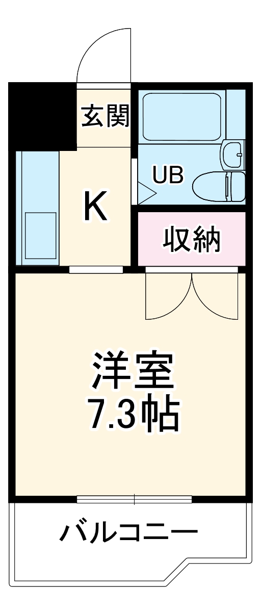 マンションユキの間取り