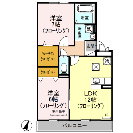 グローバル ジェネシスの間取り