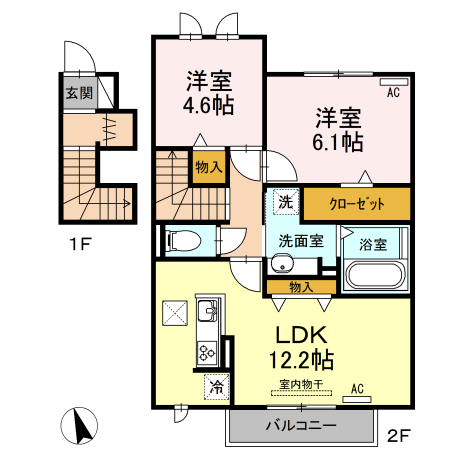 リヴィエールの間取り