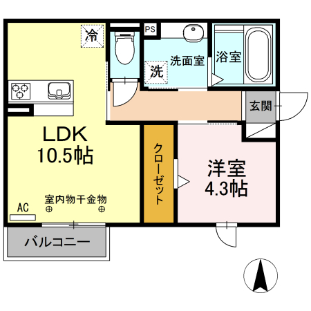 優 平川の間取り
