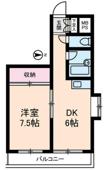 三桃マンションの間取り
