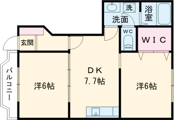 ラヴィアンローズの間取り
