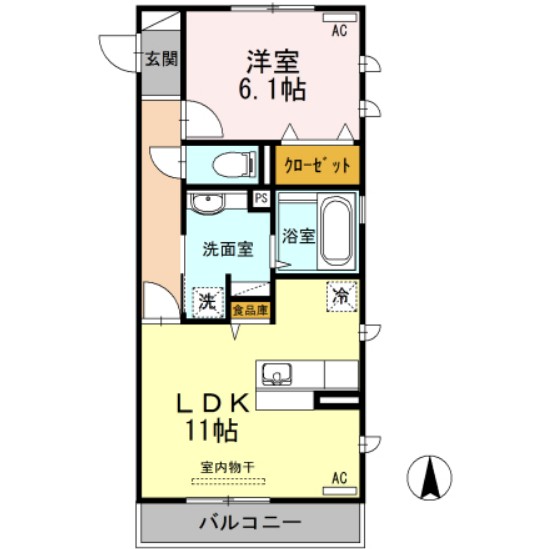 アルページュ大森 C棟の間取り