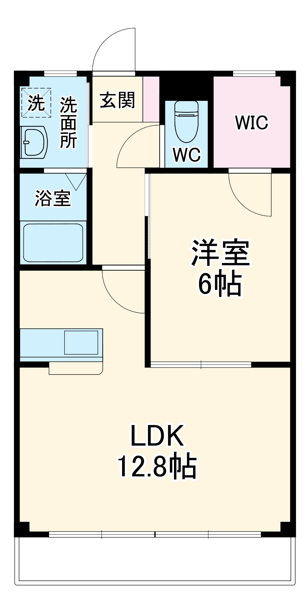 アールズコートの間取り