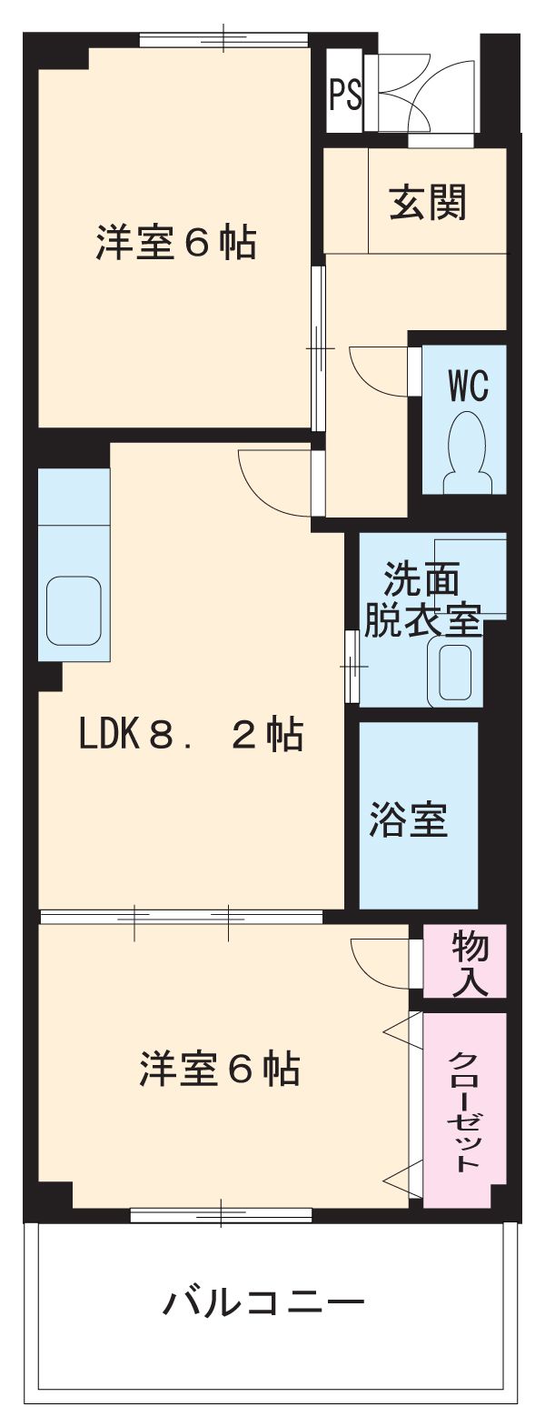 MELODIAM華の間取り