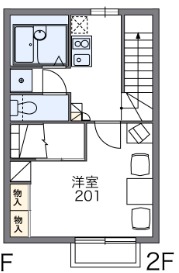 レオパレスウィル77の間取り