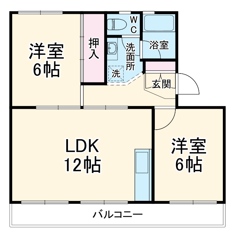 カメリア栄の間取り