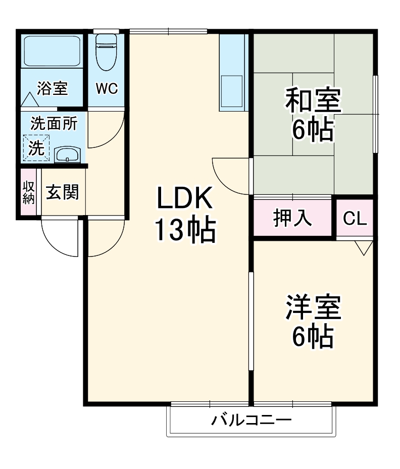 パーティアム浦和南の間取り