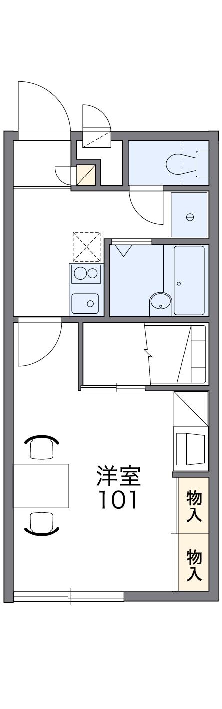 レオパレスSBM田所の間取り