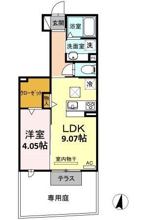 ルーチェ Bの間取り