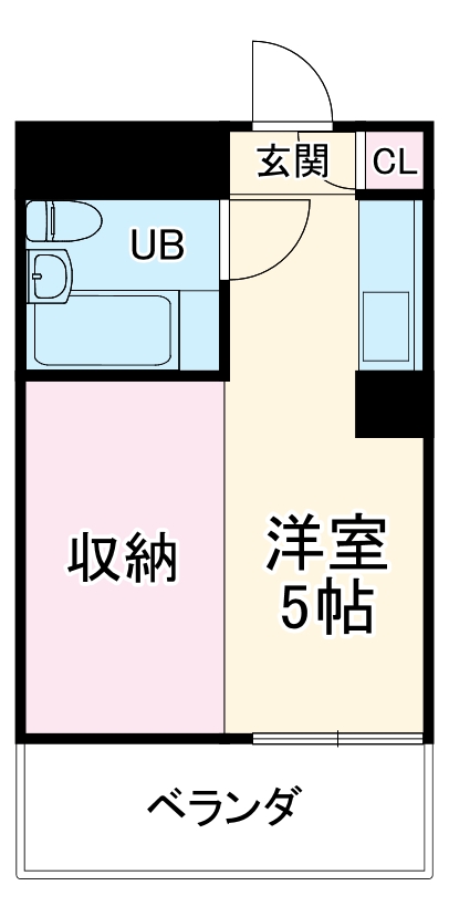 ハイツ多米Ⅰ番館の間取り