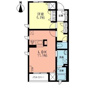 クレストコートAの間取り