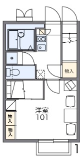 レオパレスウィル77の間取り