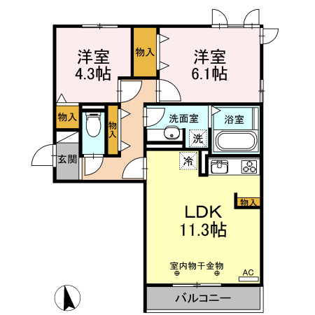 Ott's Gejoの間取り