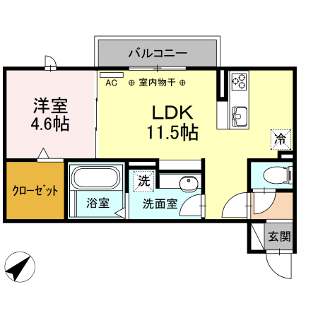 OTT's豊栄の間取り