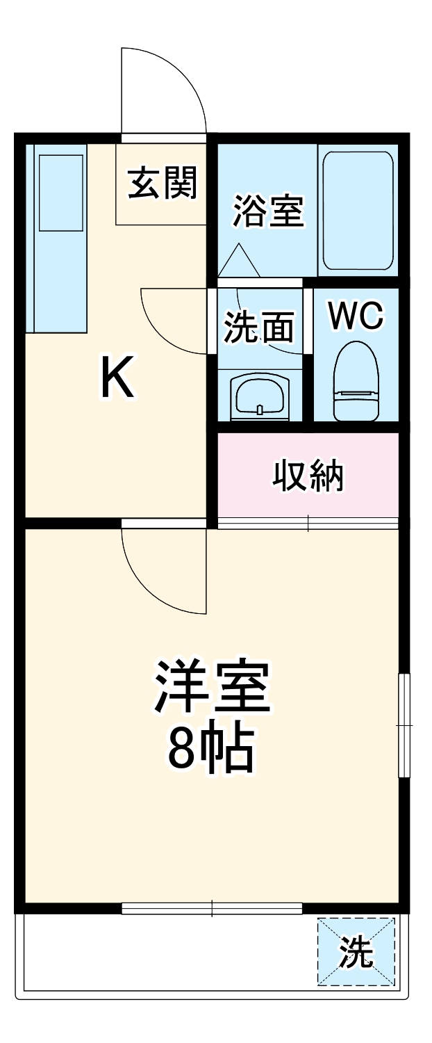 カオルハイツⅡの間取り
