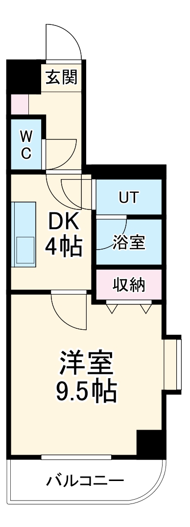 ウェークフォレストブロンドの間取り