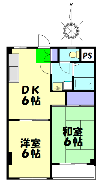 ハイネス・イーストⅡの間取り