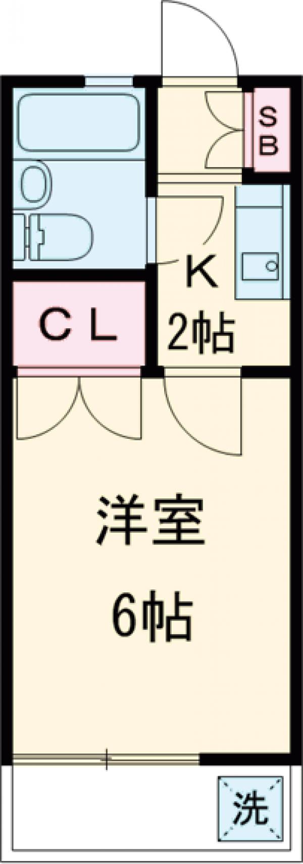 Ｆｌｏｗｅｒ　Ｈｏｕｓｅ・102号室の間取り