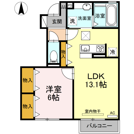 グレイスコートの間取り