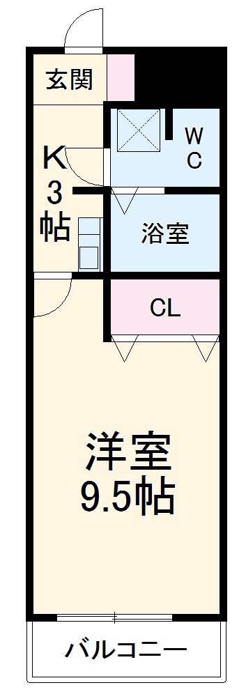 シャンテ豊橋の間取り