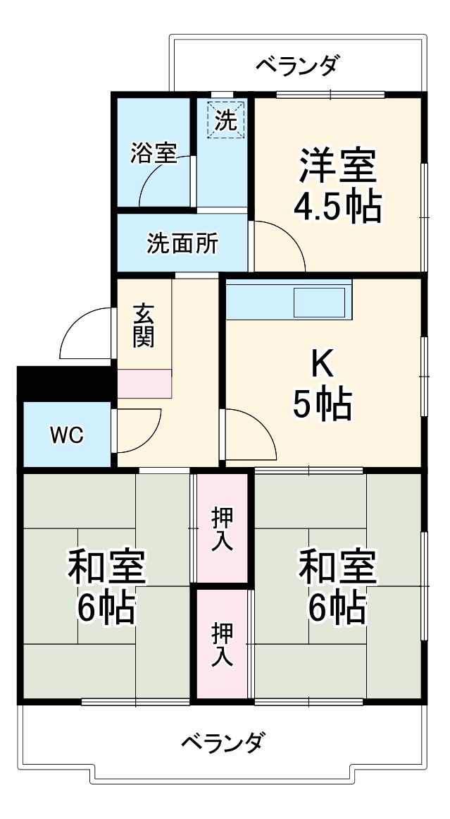 サンシティ小池の間取り