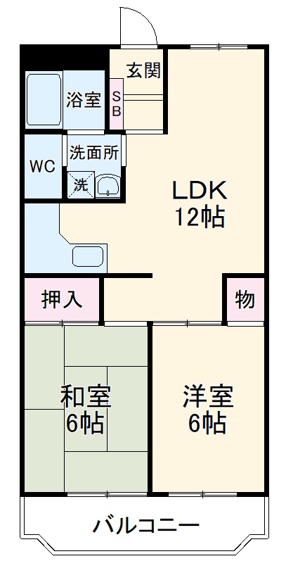 グリーンリーブス大倉山の間取り