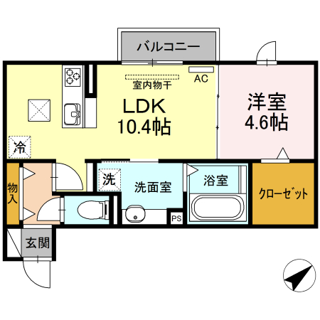プラシードの間取り