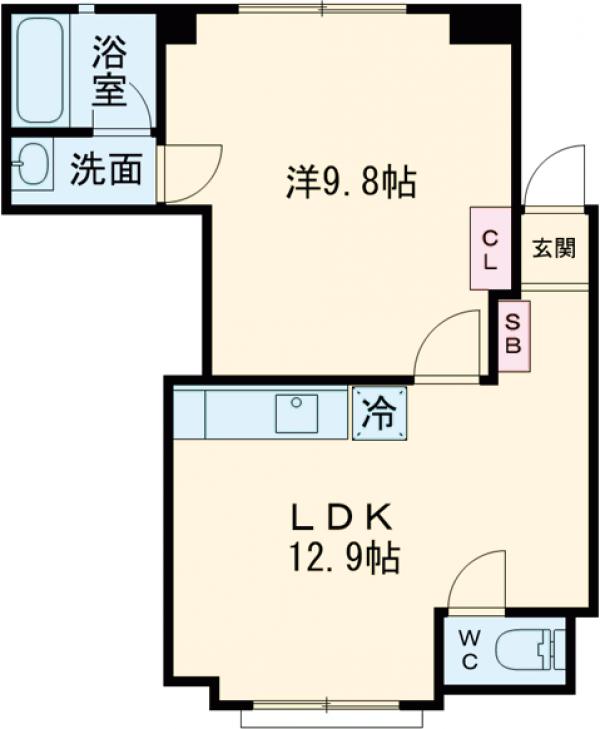 田園調布２丁目賃貸・002号室の間取り