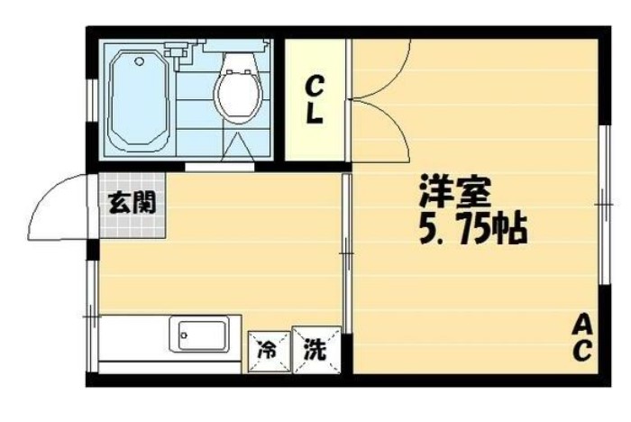 ハイツケイの間取り