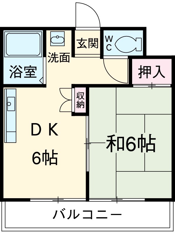 花こう第1ビルの間取り