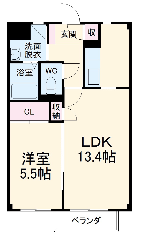 カラーシティーBタウンの間取り