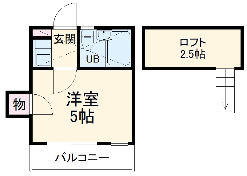 オメガパレス菊名2丁目の間取り
