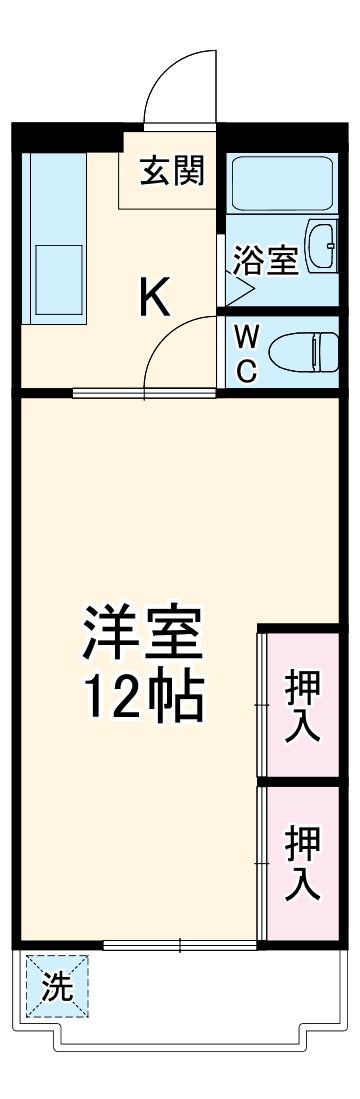 マンションツツジの間取り