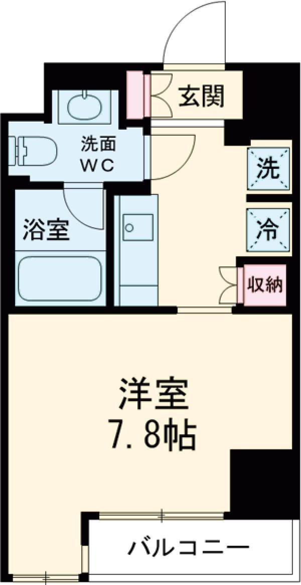 セリーズ門前仲町の間取り