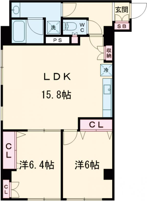 グレイスベル自由が丘の間取り