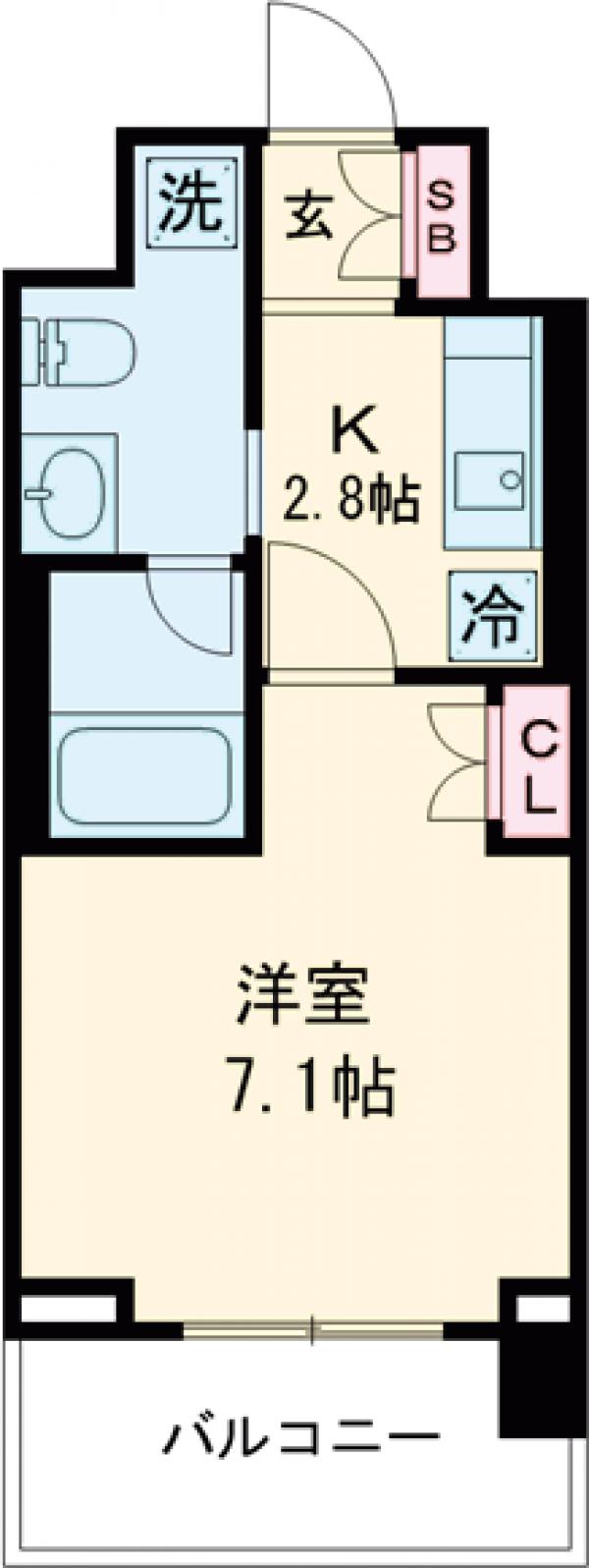 ウィルテラス奥沢の間取り