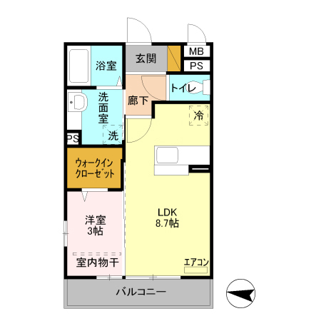 アルコバレーノの間取り