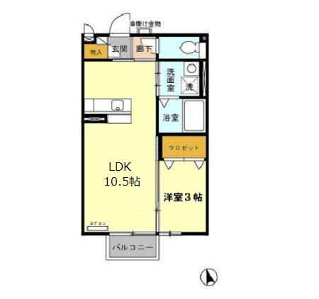 カモミールの間取り