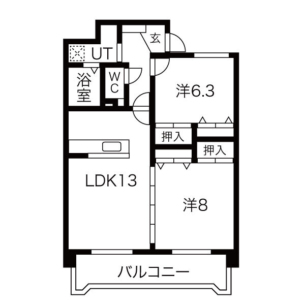レジデンス新川の間取り