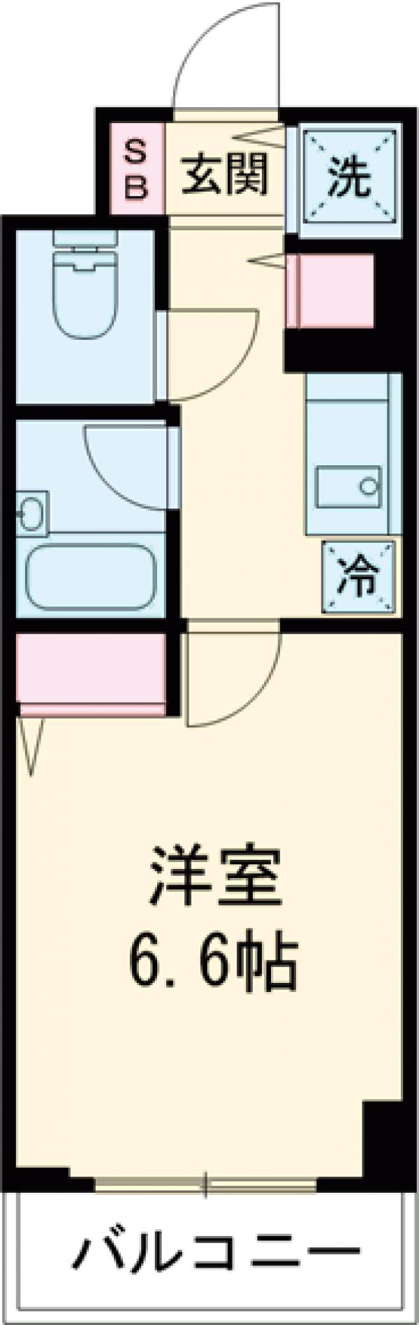 ライズステージ馬込の間取り