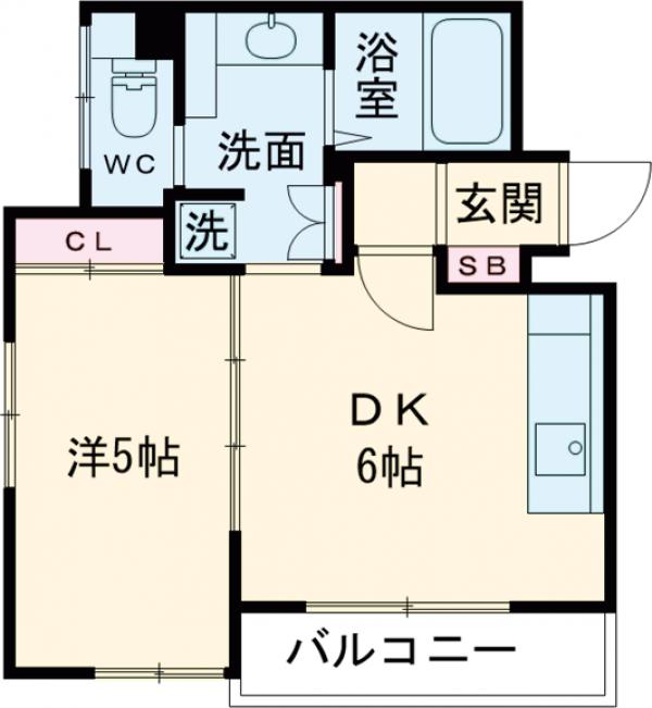 ステーションフロント都立大学の間取り