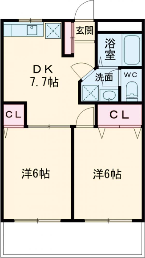 三愛室見マンションの間取り