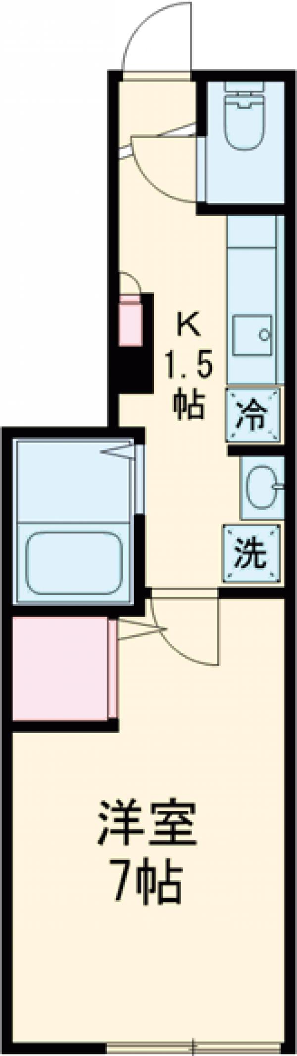 石川台レジデンスの間取り