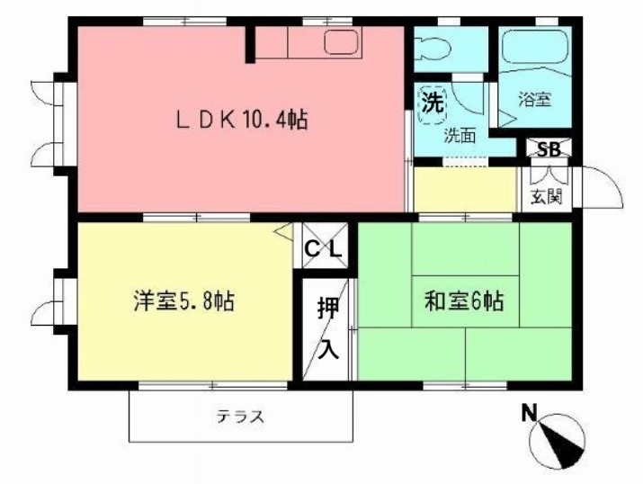 ルミエールAの間取り