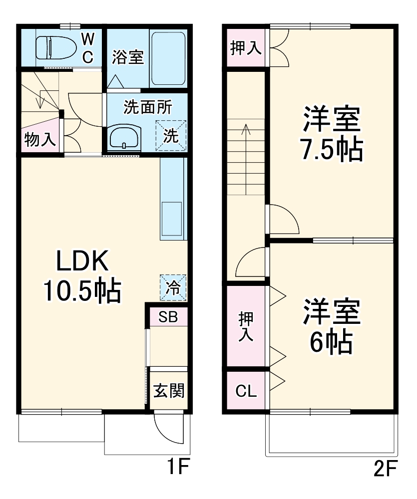 プラッサムコート廻間の間取り