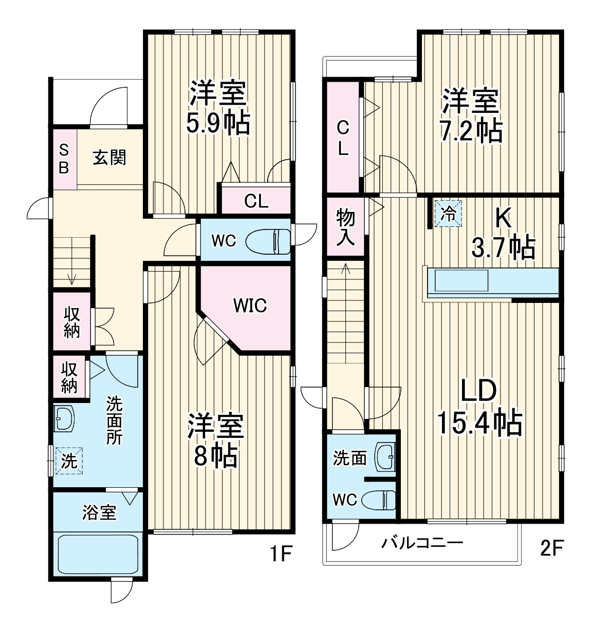 KOURENの間取り