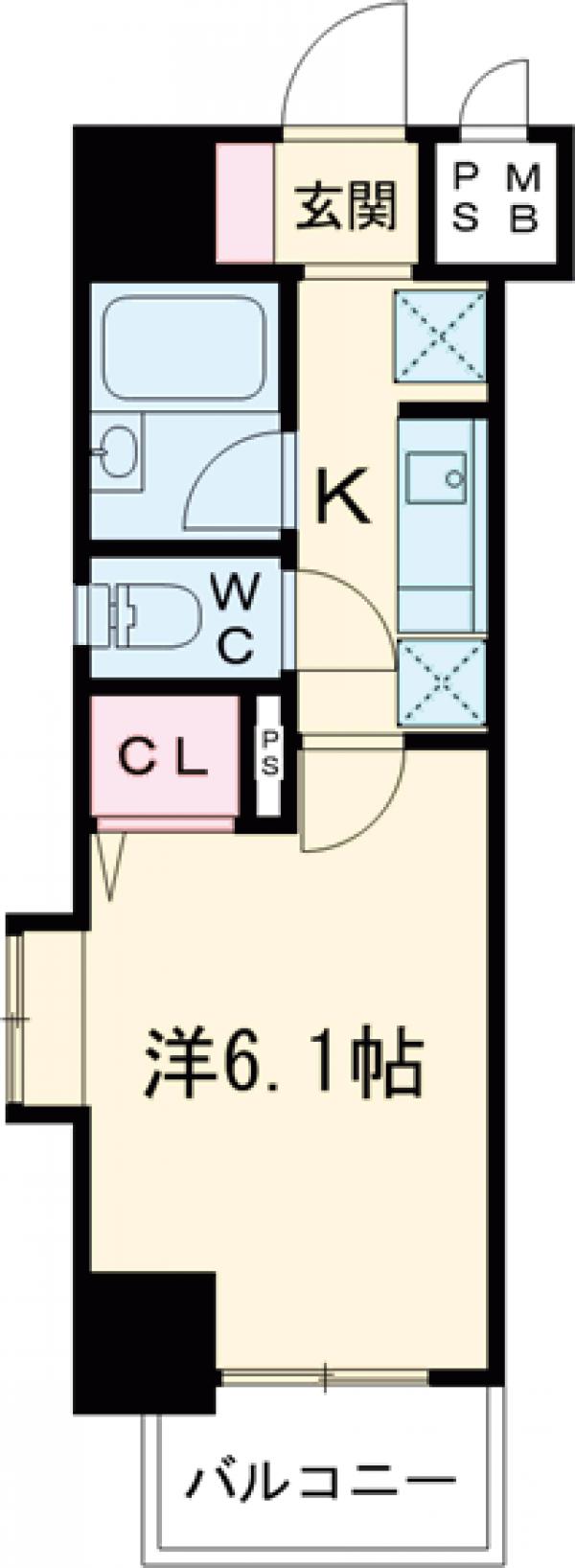 日神パレステージ三軒茶屋第2の間取り
