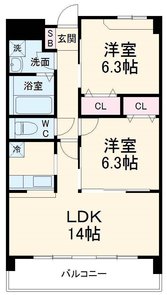 プレミアム御影の間取り