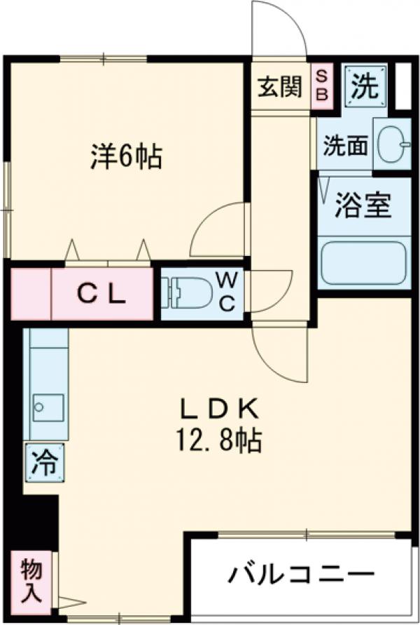 ル クール碑文谷の間取り